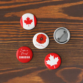 1.25" Canada Pins, Badges, Proudly Canadian